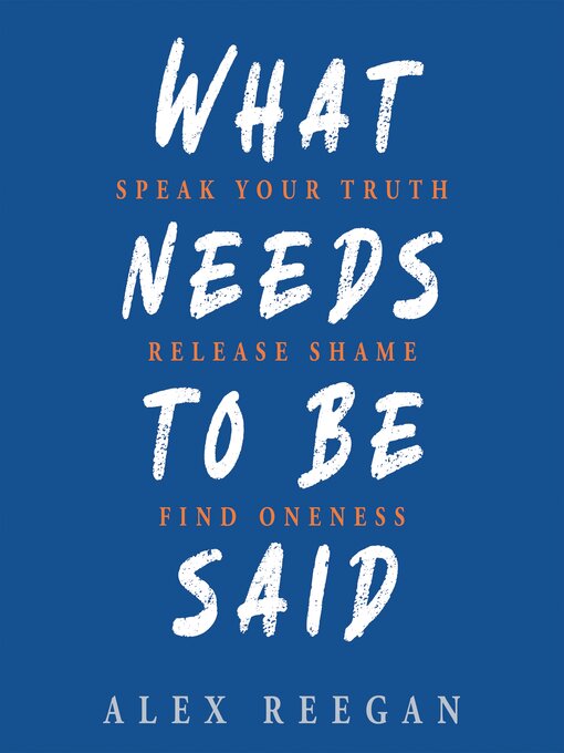 Cover image for What Needs to be Said